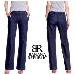 Banana Republic Vintage (2007) Dark Wash Trouser Jeans – Size 14 – Never Worn